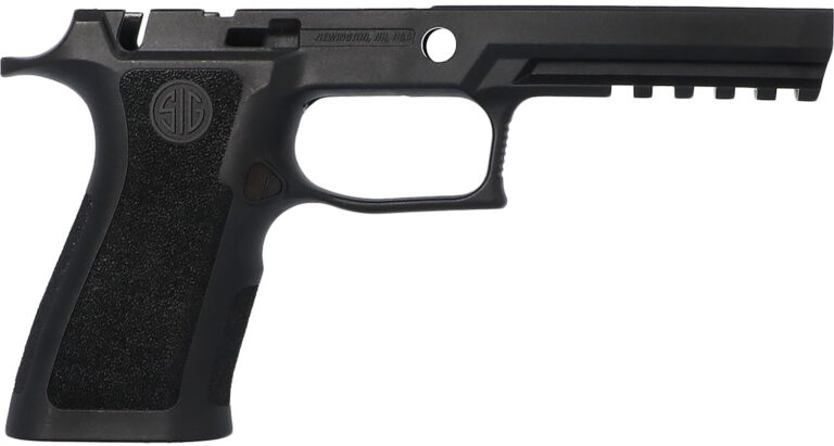 GRIP MODULE W/MANUAL SAFETY ~SIG SAUER® P320-X SERIES FULL SIZE GRIP MODULE P320-X SERIES FS W/MANUAL SAFETY 9/40/357 BLACK