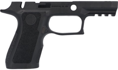 GRIP MODULE W/MANUAL SAFETY FOR SIG SAUER® P320-X SERIES COMPACT GRIP MODULE P320-X COMPACT W/MANUAL SAFETY 9/40/357 BLACK