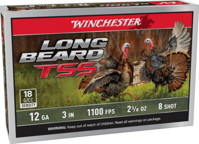 Winchester Ammo LBTSS1238 Long Beard TSS  12Gauge 3″ 2 3/8oz Tungsten 8Shot 5 Per Box/10 Case