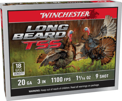 Winchester Ammo LBTSS2039 Long Beard TSS  20Gauge 3″ 1 5/8oz Tungsten 9Shot 5 Per Box/10 Case