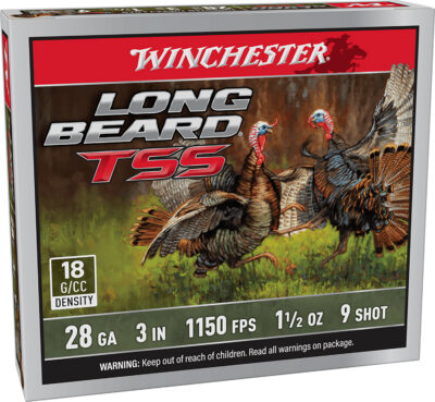 Winchester Ammo LBTSS2839 Long Beard TSS  28Gauge 3″ 1 5/8oz Tungsten 9Shot 5 Per Box/10 Case