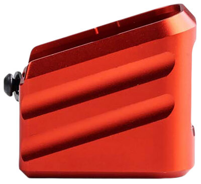 Cross Armory CRG+0MEG17RD Magazine Extension  Fits Glock 17/22/31 Gen 1-5 Red Aluminum
