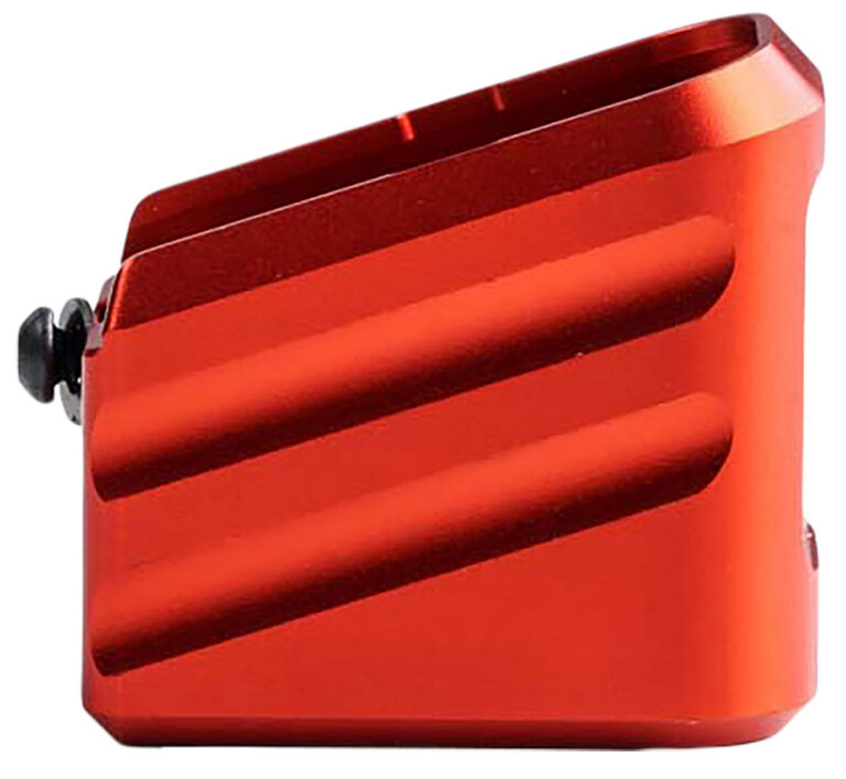 Cross Armory CRG+0MEG19RD Magazine Extension Fits Glock 19/23/32 Gen 1-5 Red Aluminum