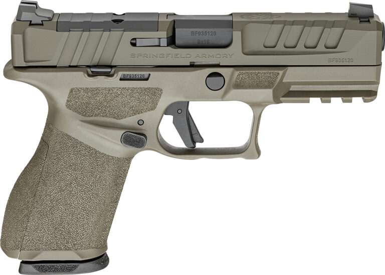 SPRINGFIELD ARMORY ECHELON 4.0C 9MM PISTOL 4" OD GREEN 2-15RD, U NOTCH