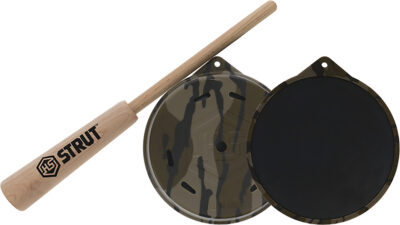 Hunters Specialties HSBBSPC Camo Cutt’R Pot Call Friction Call Attracts Turkey Species Mossy Oak Bottomland Slate
