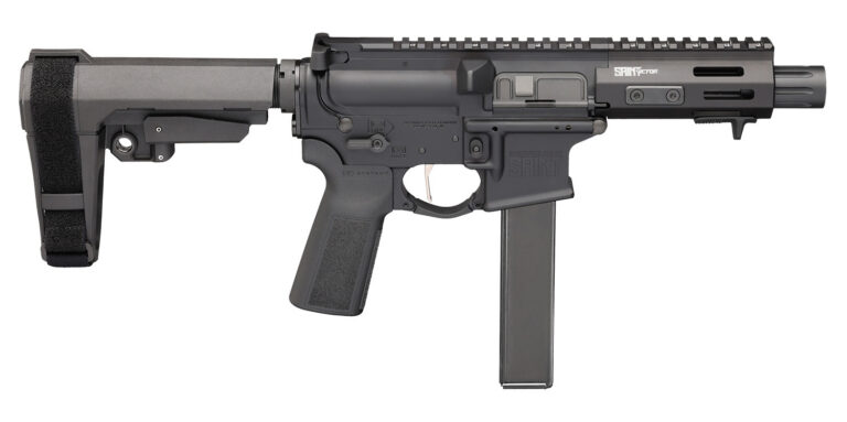 SAINT VICTOR PISTOL 9MM LUGER SEMI-AUTO HANDGUN SAINT VICTOR 9MM LUGER 5.5'' BBL (1)32RD MAG BLACK