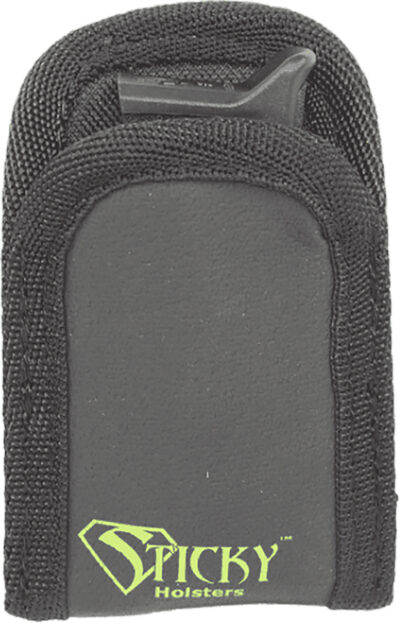 Sticky Holsters MMS Mini Mag Sleeve Single Black w/Green Logo Latex Free Synthet