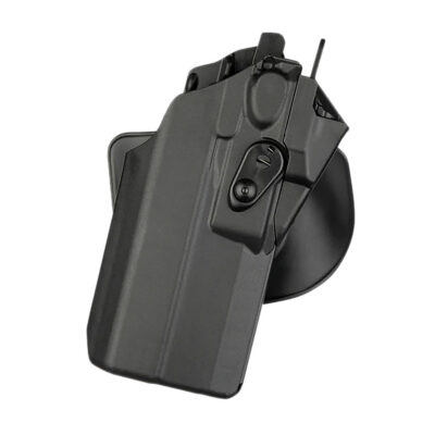 Safariland 7378RDS28327411 7378-7TS-ALS  Black SafariSeven Fits Glock19/23 Compatible w/ TLR 7 Light Belt Loop/Paddle Mount Right Hand