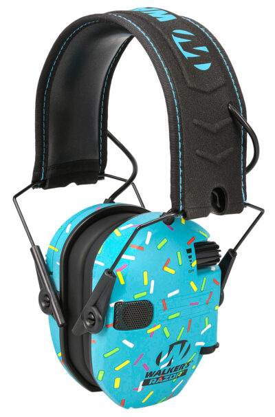 Walker’s GWPFKDMSPRNKBL Passive  23dB Over the Head Blue Sprinkles Youth
