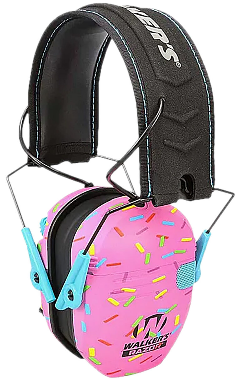 Walker's GWPFKDMSPRNKPK Passive 23dB Over the Head Pink Sprinkles Youth
