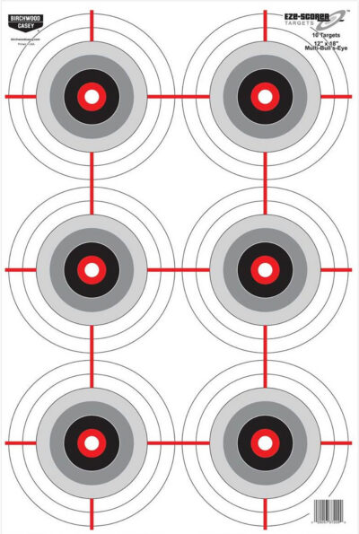 EZE-SCORER 23″ X 35″ MULTIPLE BULL’S-EYE – 5 PAPER PK (FOLDED)
