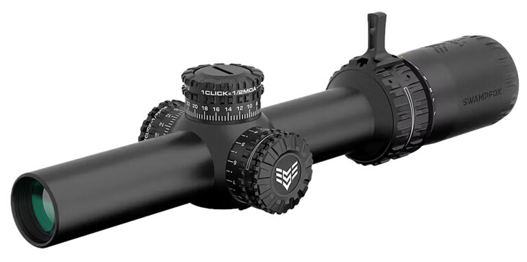 ARROWHEAD 1-6X24MM SFP ILLUMINATED RIFLE SCOPE ARROWHEAD LPVO 1-6X24MM SFP ILL GUERRILLA DOT BDC-GREEN BLK