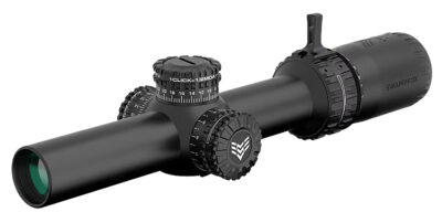 ARROWHEAD 1-6X24MM SFP ILLUMINATED RIFLE SCOPE ARROWHEAD LPVO 1-6X24MM SFP ILL GUERRILLA DOT MOA-GREEN BLK
