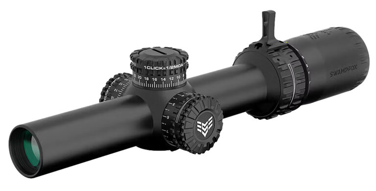 ARROWHEAD 1-10X24 SFP ILLUMINATED RIFLE SCOPE ARROWHEAD LPVO 1-10X24MM SFP ILL GUERRILLA DOT MOA-RED BLACK