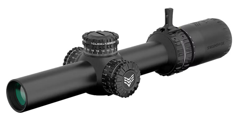 ARROWHEAD 1-10X24 SFP ILLUMINATED RIFLE SCOPE ARROWHEAD LPVO 1-10X24MM SFP ILL GUERRILLA DOT MIL-RED BLACK
