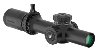 TOMAHAWK II LPVO 1-4X24MM SFP ILLUMINATED RIFLE SCOPE TOMAHAWK II LPVO 1-4X24MM SFP ILLUMINATED GREEN BDC BLACK