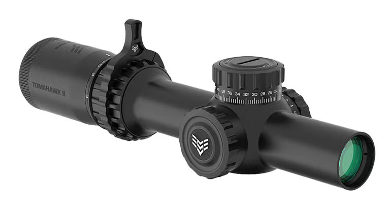 TOMAHAWK II LPVO 1-4X24MM SFP ILLUMINATED RIFLE SCOPE TOMAHAWK II LPVO 1-4X24MM SFP ILLUMINATED RED BDC BLACK