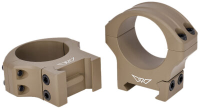 Warne Hyperlite Scope Rings Dark Earth 30mm Medium