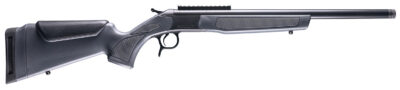 CVA CR4436 Scout  6.5 Creedmoor 1rd 20″ Blued Threaded Barrel, Blued Picatinny Rail Receiver, Stealth Gray Fixed Synthetic Stock