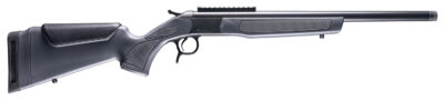 CVA CR4442 Scout  45-70 Gov 1rd 22″ Blued Threaded Barrel, Blued Picatinny Rail Receiver, Stealth Gray Fixed Synthetic Stock