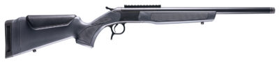 CVA CR4443 Scout  450 Bushmaster 1rd 22″ Blued Threaded Barrel, Blued Picatinny Rail Receiver, Stealth Gray Fixed Synthetic Stock