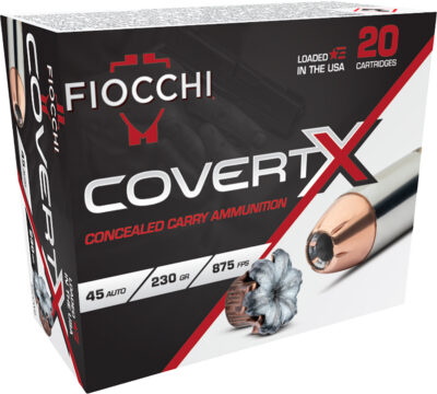 FIOCCHI COVERT X 45ACP 230GR 20/200