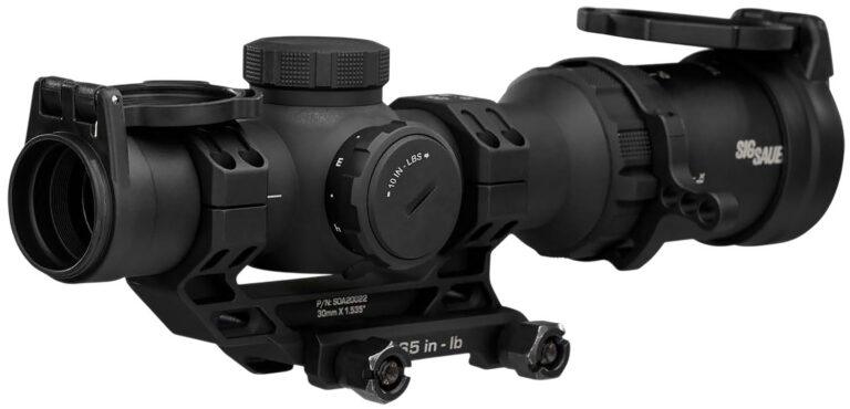 Sig Sauer, TANGO MSR Compact, Rifle Scope, 1-6X Magnification, Second Focal Plane, Illuminated BDC 6 Reticle, 24mm Objective, 30mm Main Tube, Black, Includes ALPHA MSR 1.535" Mount