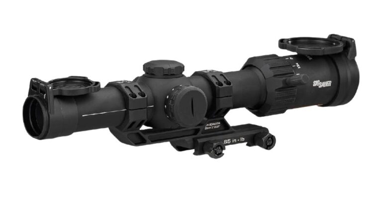 Sig Sauer Electro-Optics SOTM61003 Tango-MSR  Black 1-6x24mm, 30mm Tube Illuminated Hellfire Reticle
