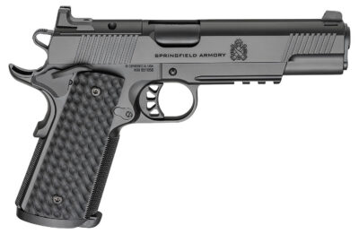 SPRINGFIELD ARMORY 1911 TRP AOS PISTOL 9 MM 5IN BARREL BLACK WITH LIGHT RAIL 3X9RD PC9129LRAOS