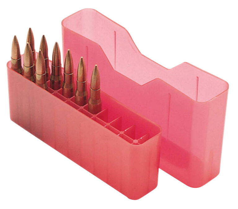 20 ROUND RIFLE SLIP TOP AMMO BOXES SLIP TOP RIFLE AMMO BOX 26 NOSLER-10.75X68 20 ROUND RED