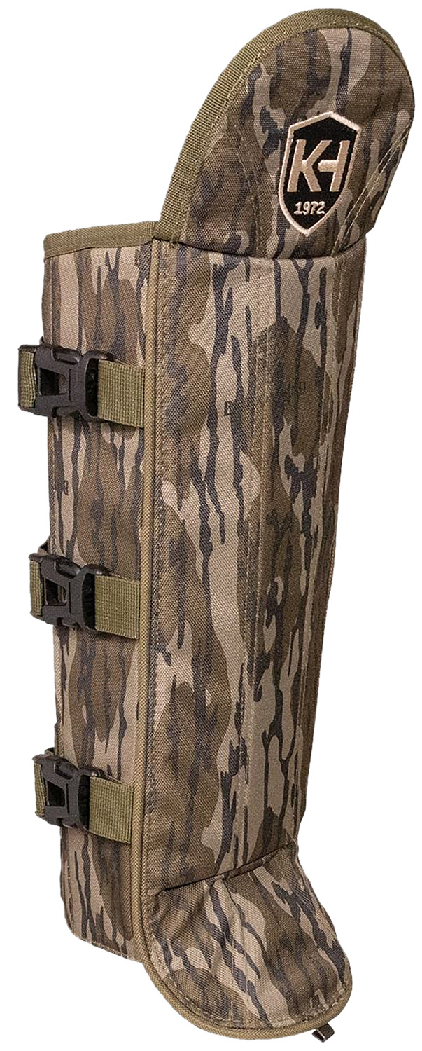 Moultrie KHT0216 Snake Gaiters Mossy Oak Bottomland Polycarbonate Adjustable Straps