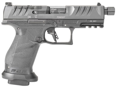 Walther Arms 2844176 PDP Pro SD Compact Frame 9mm Luger 18+1 4.60″ Black Threaded Barrel, Black Optic Ready/Serrated Steel Slide, Black Polymer Frame w/Picatinny Rail, Medium Backstrap Grip