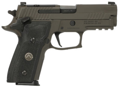SIG SAUER LEGION 229 SAO 9MM PSTL GRY, BLK G10 GRIP, 3-10RD MAGS, OPTICS READY MASS COMPIANT