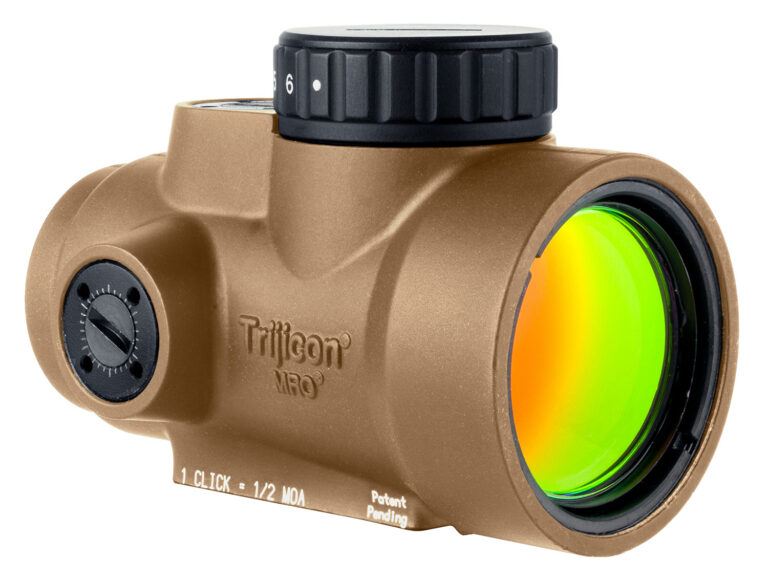 Trijicon 2200346 MRO SD Coyote Tan 1x25mm 2 MOA Green Dot Reticle