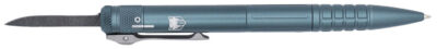 CobraTec Knives CNCOTFPGRYGEN2 Tactical Pen Gen II Gray Aluminum D2 Steel Blade, Includes Pocket Clip