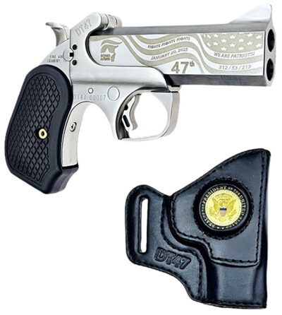 BOND ARMS DT47 47TH PRESIDENT LIMITED EDITION PACKAGE 45/410 ENGRAVED EXTENDED GRIP PRESIDENTIAL HOLSTER 4.25IN BARRELL DT47-47TH