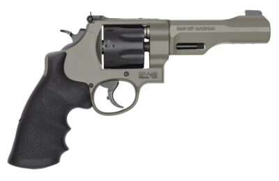 SMITH&WESSON PC MODEL 327 TRR8 357 MAG/38 SPECIAL PLUS P 5IN BARREL 8RD MOSS GREEN CERAKOTE 14449