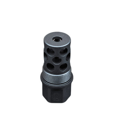 SilencerCo AC5232 TOMD Muzzle Brake Black Matte 1/2″x28 Threads 30 Cal