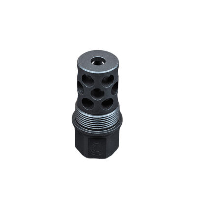 SilencerCo AC5233 TOMD Muzzle Brake Black Matte 5/8″x24 Threads 30 Cal