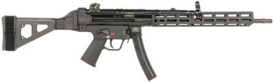 HK 81001190 SP5L  9mm Luger 30+1 16.50″ Overall Black M-LOK Handguard, Aluminum Receiver, SB Tactical Brace & Polymer Grip
