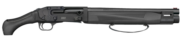 990 AFTERSHOCK 12 GAUGE SEMI-AUTO SHOTGUN 990 AFTERSHOCK 12 GAUGE 14.75'' BBL 5RD BLACK W/LASERSADDLE