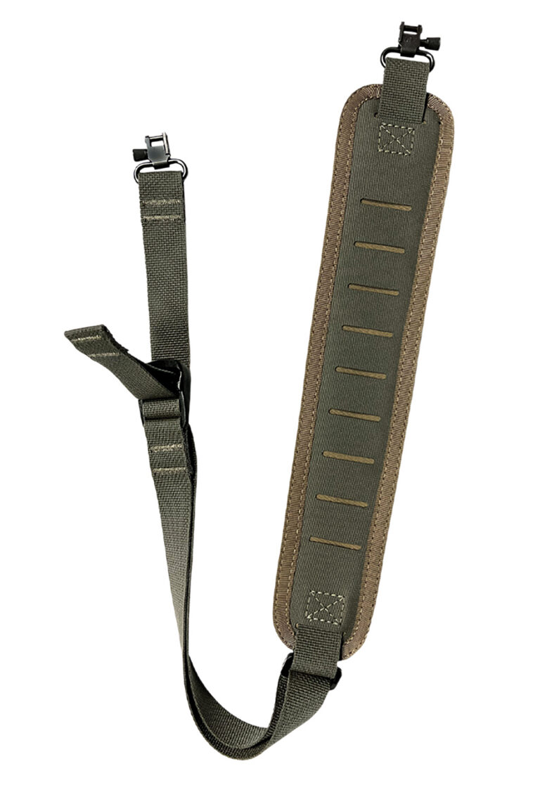 TacShield Precision Rifle Sling Padded Tac-Grip w/ Stud QD Swivels Rngr Grn