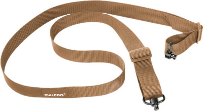 Single Point Sling W/QD Push Button Swvls Tan