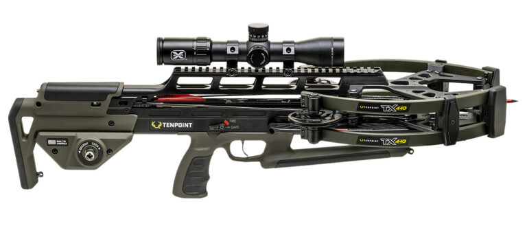 TenPoint TX 440 ACUslide MAXX EVO-X Elite Black Scope Moss Green