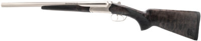 Heritage Mfg BL1218NI Badlander  12 Gauge Break Open 2rd 18.50″ Nickel Side By Side Barrel & Receiver, Fixed Turkish Walnut Wood Stock
