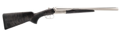 Heritage Mfg BL41018NI Badlander  410 Bore Break Open 2rd 18.50″ Nickel Side By Side Barrel & Receiver, Fixed Turkish Walnut Wood Stock