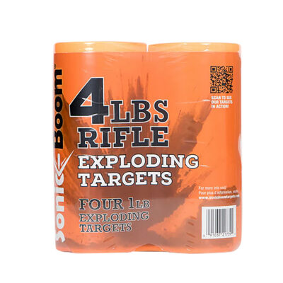 Sonic Boom Exploding Rifle Targets 1 lb. 4 pk.