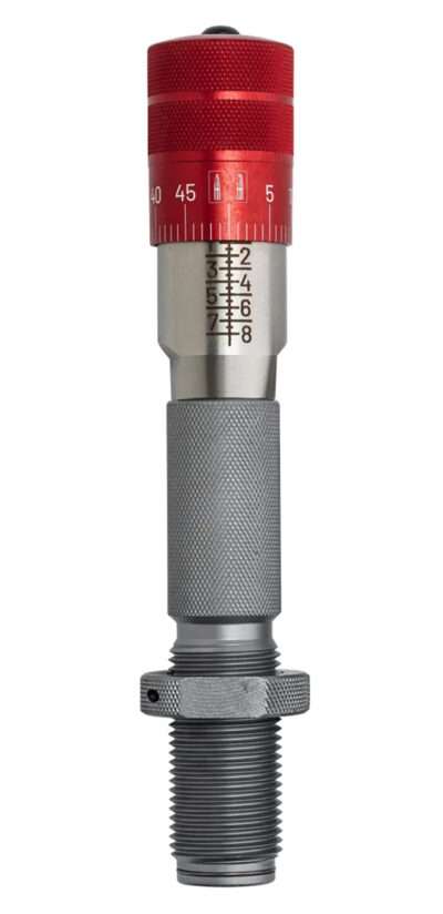 PREMIUM MATCH GRADE 2 DIE SET WITH CLICK-ADJUST MICROMETER MATCH GRADE 25 CREEDMOOR FULL LENGTH 2-DIE SET W/MICROMETER