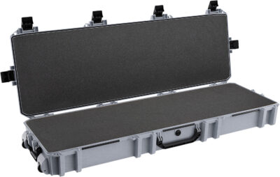 Pelican VCV8000000GRY Vault Double Rifle Case 53″ Gray Polyethylene Foam Weather Resistant