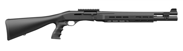 Retay 12ga 724 Patrol Shotgun - Black - Aluminum Forend Pstl Grip